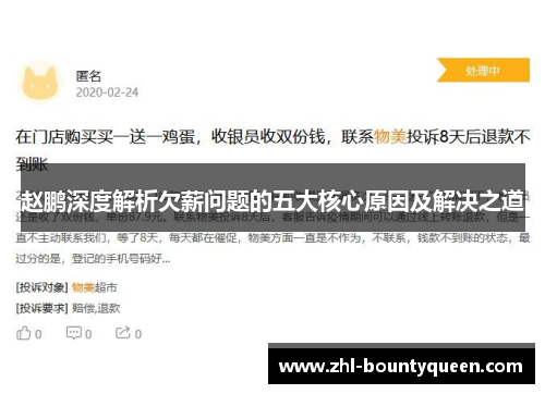 赵鹏深度解析欠薪问题的五大核心原因及解决之道 赵鹏深度解析欠薪问题的五大核心原因及解决之道