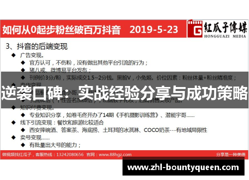 逆袭口碑:实战经验分享与成功策略 逆袭口碑:实战经验分享与成功策略