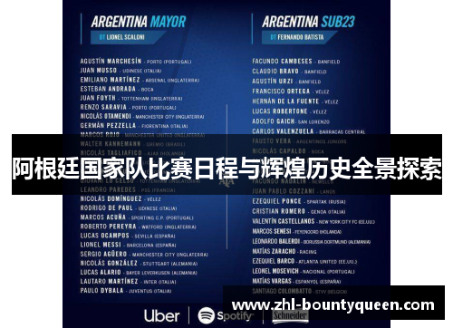 阿根廷国家队比赛日程与辉煌历史全景探索 阿根廷国家队比赛日程与辉煌历史全景探索